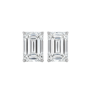 Emerald Cut Studs