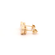 Oval Cut Studs