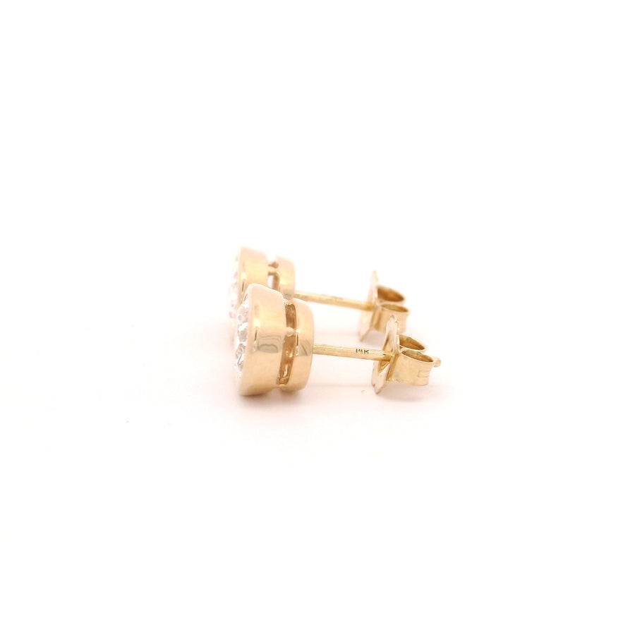Oval Cut Studs
