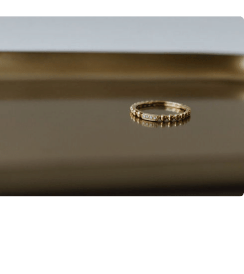 anillo oro darsha materiales